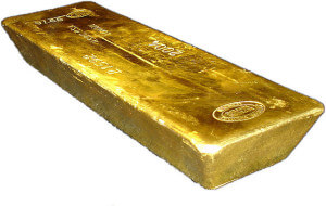 Zunehmend findet sich im Kern von Goldbarren das unedle Metall Wolfram. (Foto: Bullion Vault)
