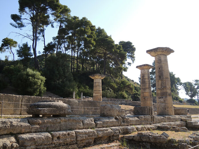 Olympia, the site of the first Olympic games. 